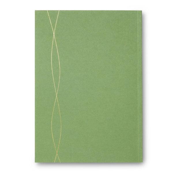 Green Lined Notebook